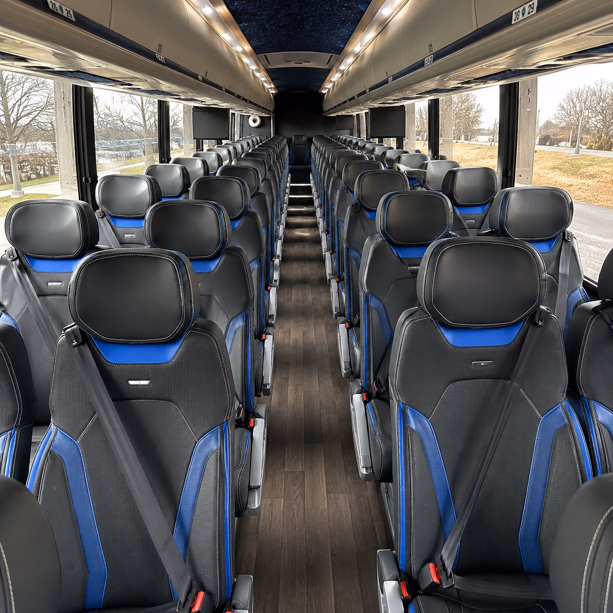 west valley city charter bus rental inside